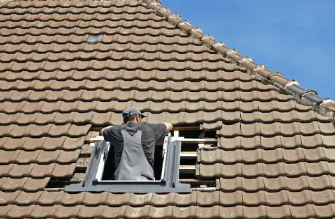 Pose de velux - Mons-Boubert